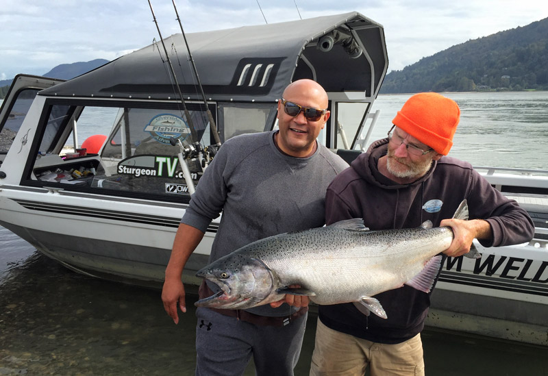 fraser river salmon fishing, king salmon, chinook salmon, fraser river salmon fishing guides